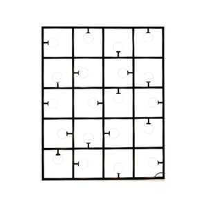 Squares Floor/Wall Lamp - Black