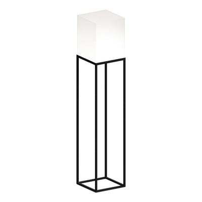 Starcube 711 Floor Lamp - Gunmetal/Opaline