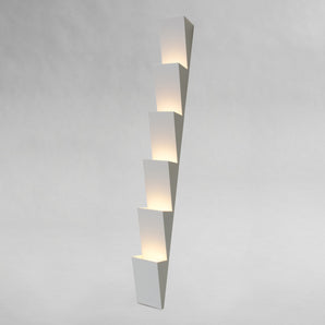 Steps Large Floor Lamp - White