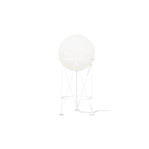 Structure and Globe Table Lamp - White