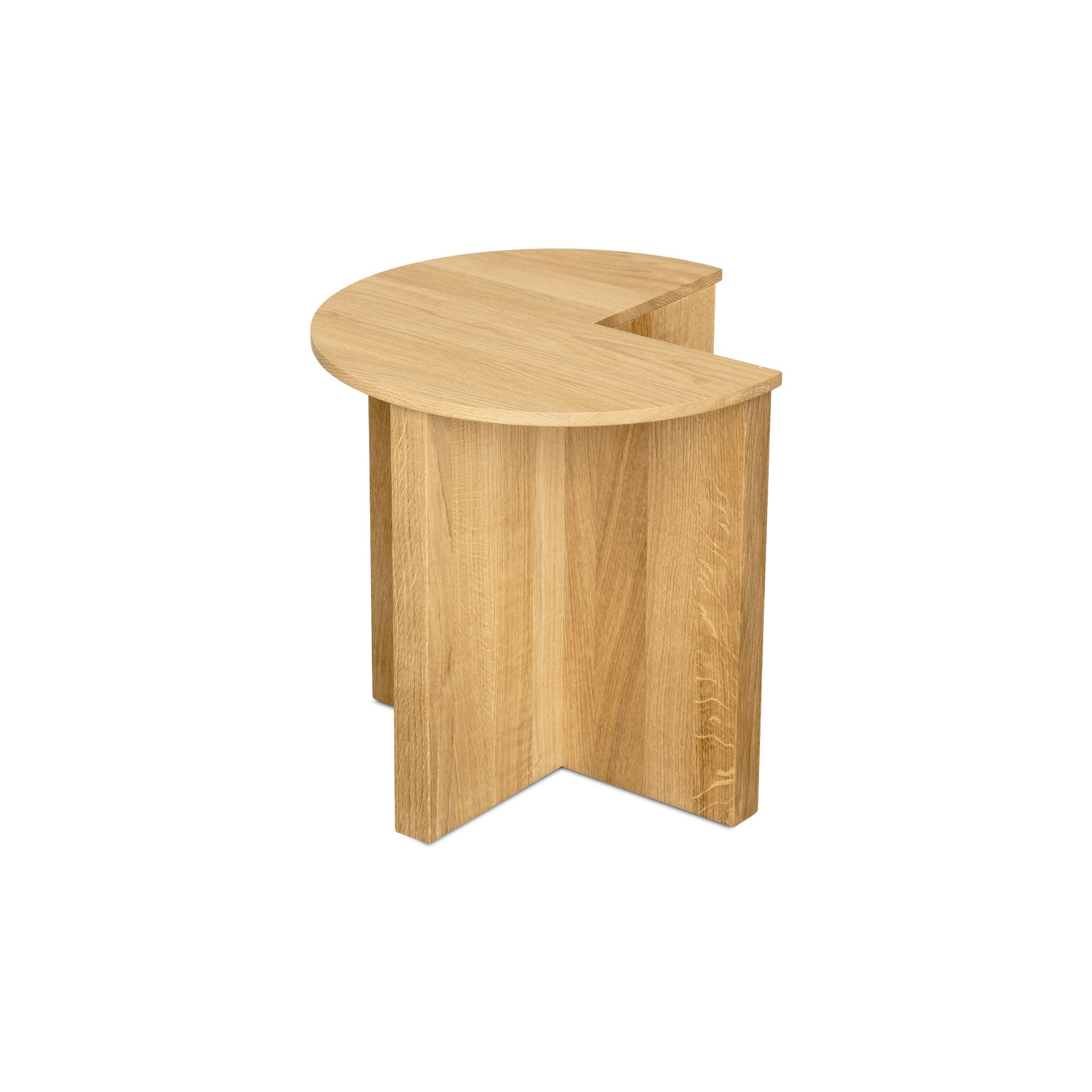 Supersolid Object 2 Side Table - Lacquered Oak-1