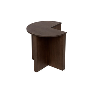 Supersolid Object 2 Side Table - Smoked Stained Oak