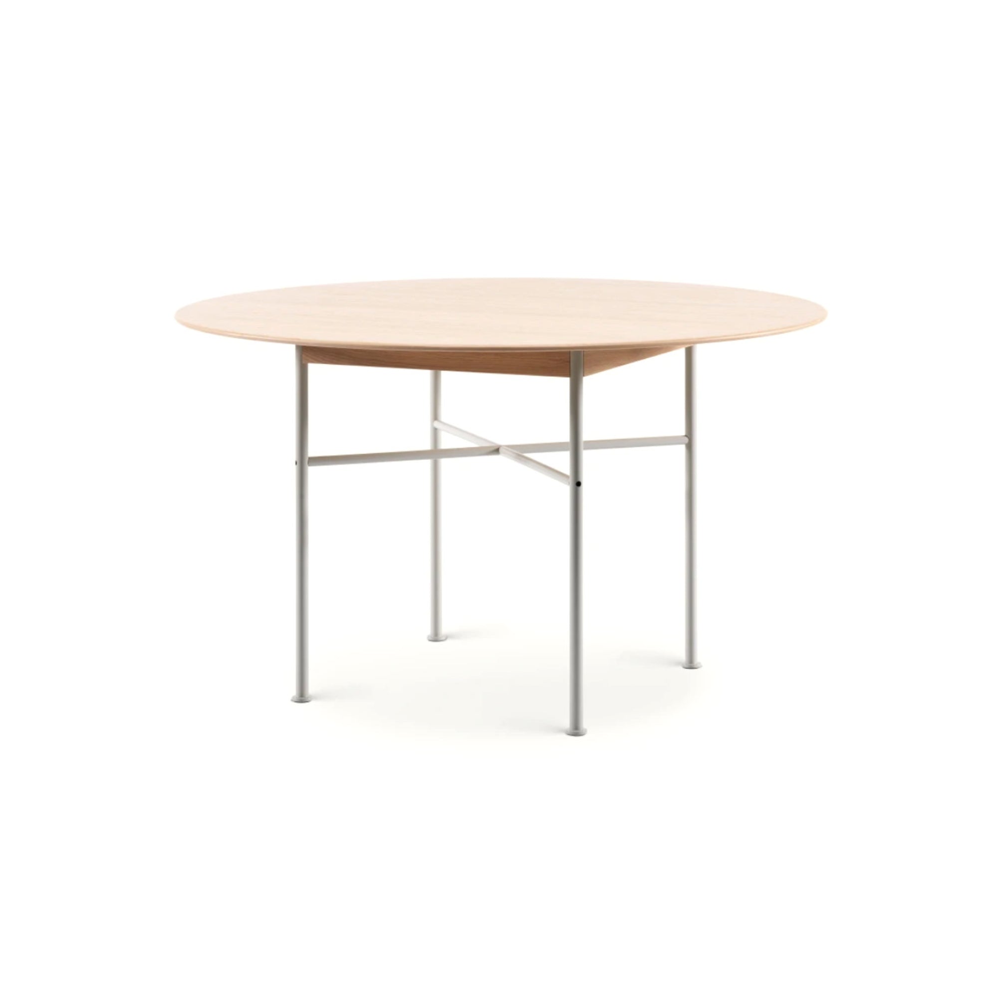 Supper Round 127 Dining Table - Light-1