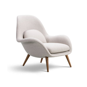 Swoon 1770 Lounge Chair - Smoked Oak/Fabric 2 (Sunniva 717)