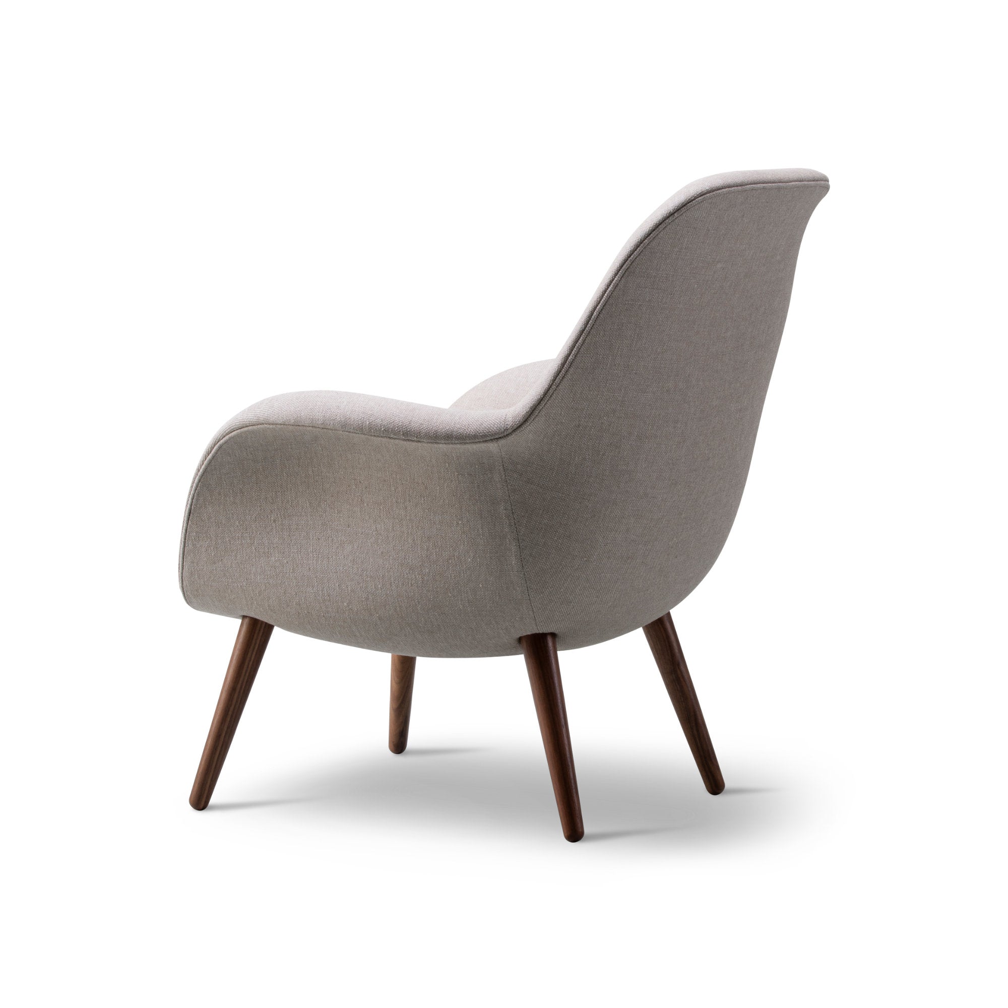 كرسي Swoon 1774 Lounge Petit - جوزي/قماش 2 (Sunniva 717)-3