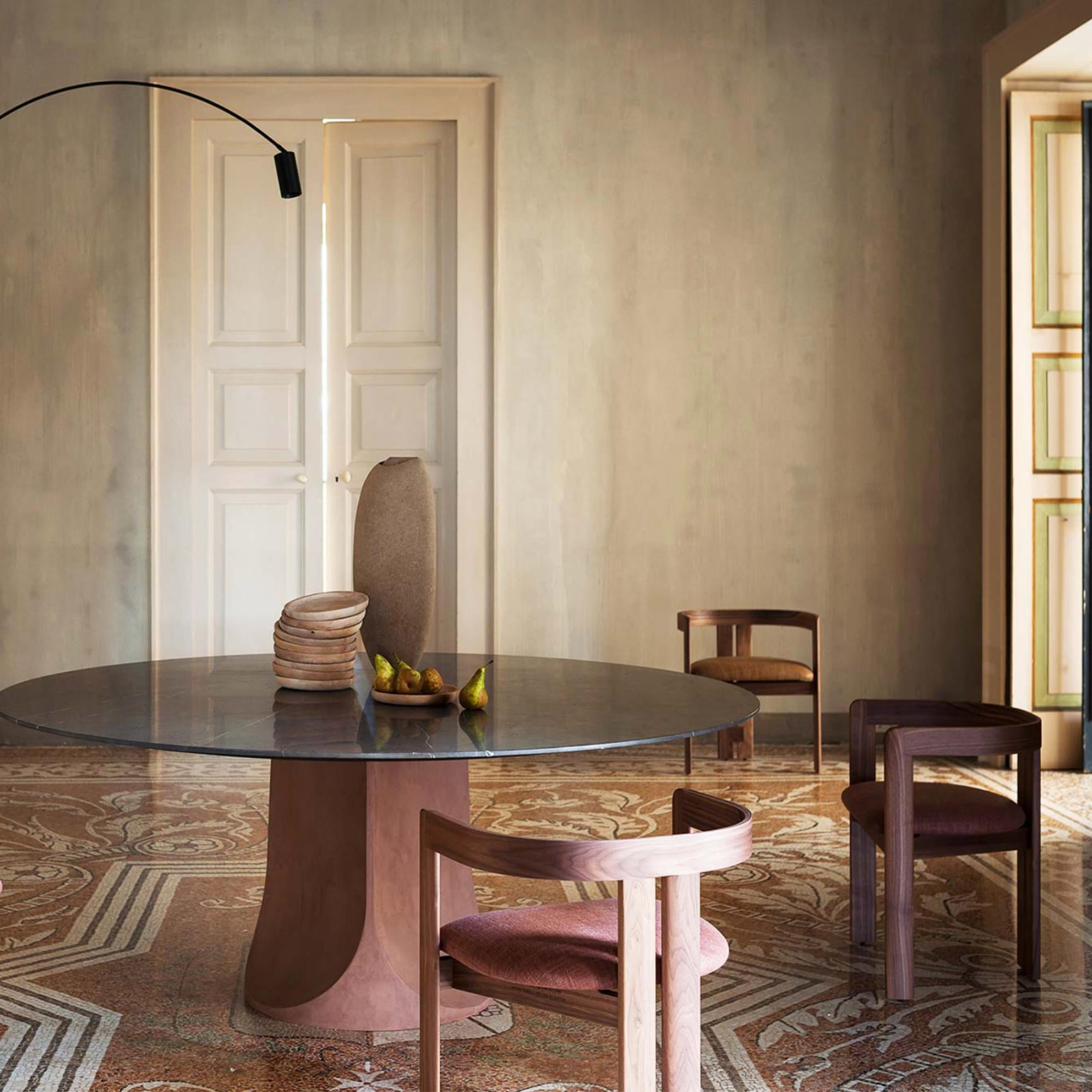 Pigreco 0PGRSD02 Dining Chair - Walnut/Leather 2 (Guarana 2006)-4