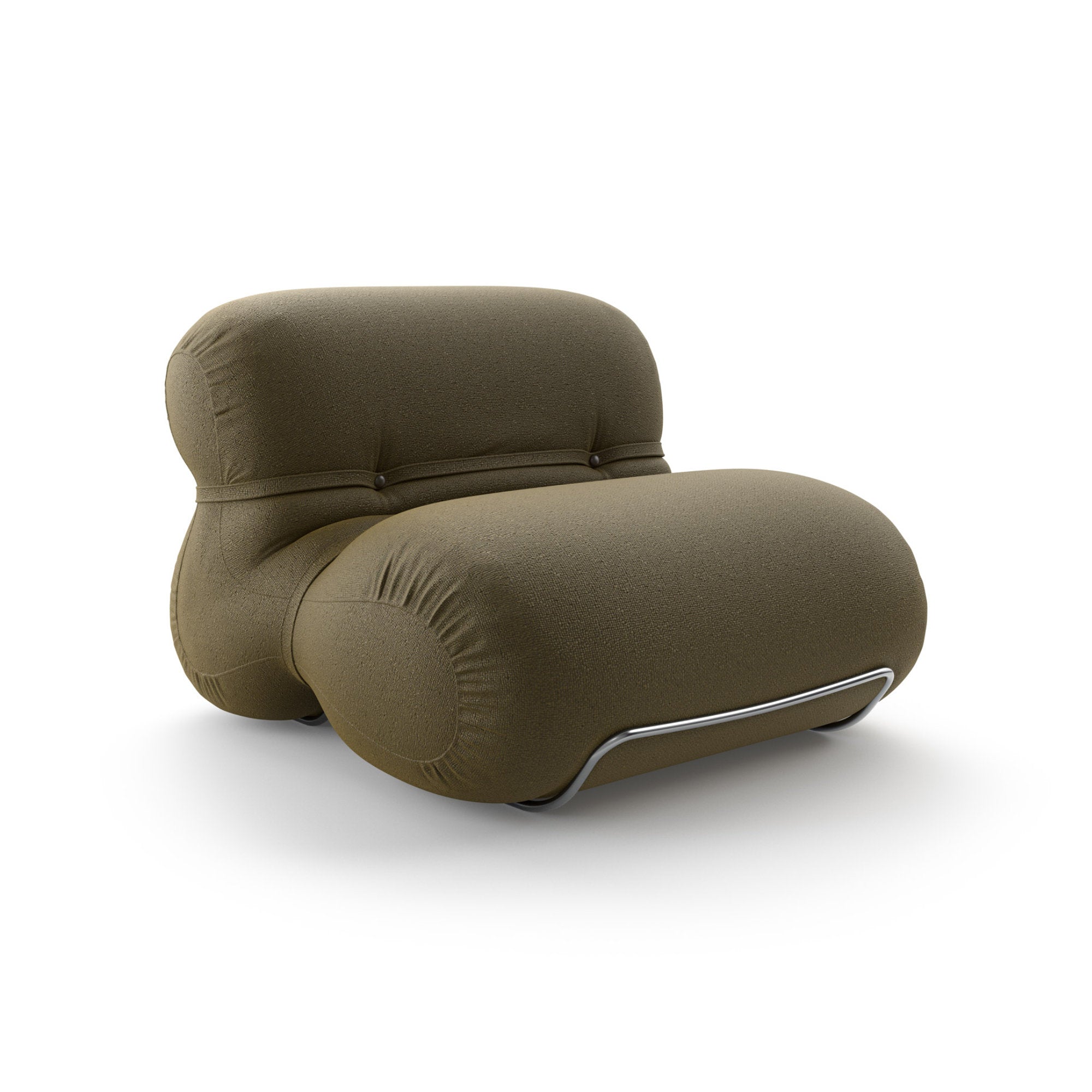 Orsola 0ORSPL090 Armchair - Chrome/Fabric D (Dionea 05)-1