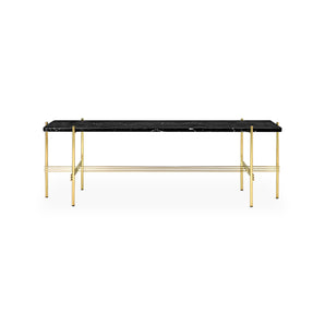 TS 10017338 Console - Brass/Black Marquina Marble