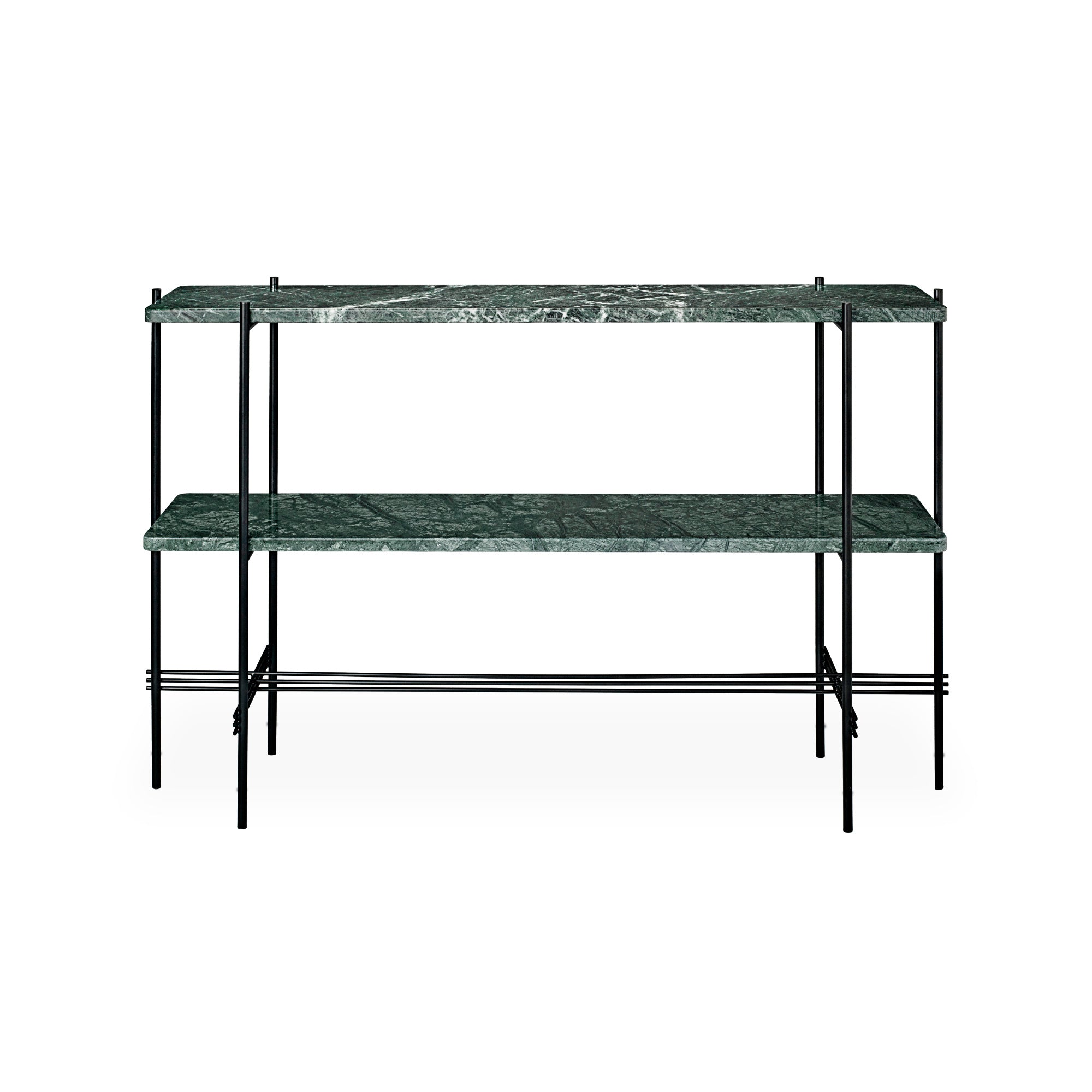 TS 10017348 Console - Black/Green Guatemala Marble