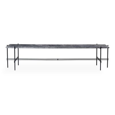 TS 10017375 Console - Black/Grey Emperador Marble