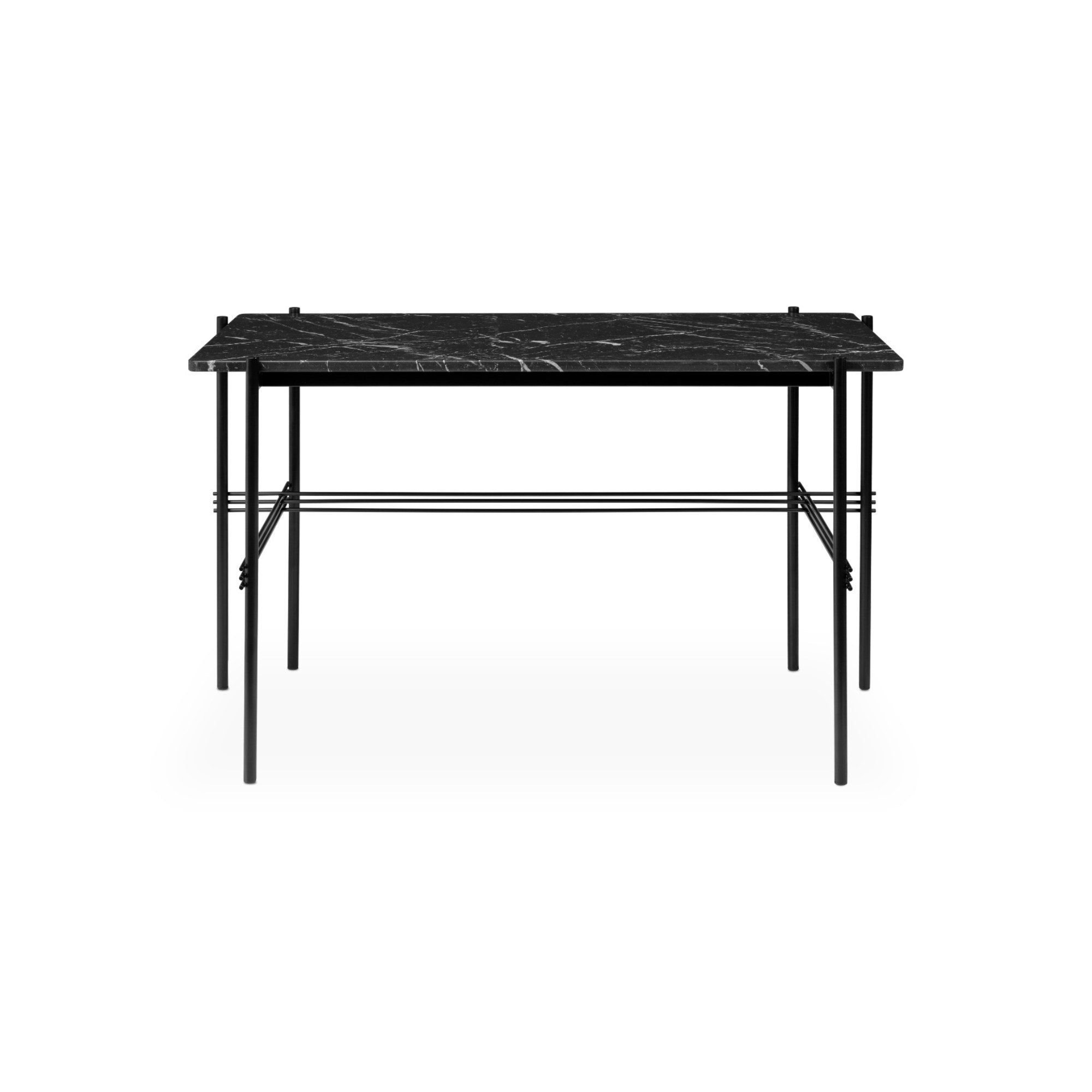 TS 10017399 Desk - Black/Black Marquina Marble-3