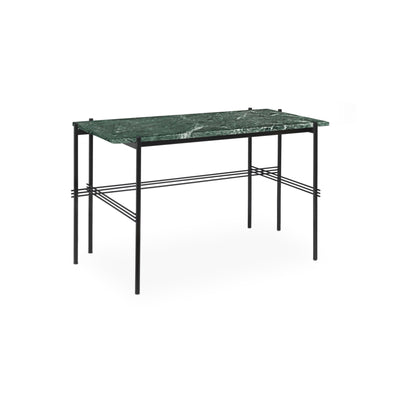 TS 10017402 Desk - Black/Green Guatemala Marble