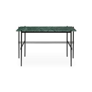 TS 10017402 Desk - Black/Green Guatemala Marble