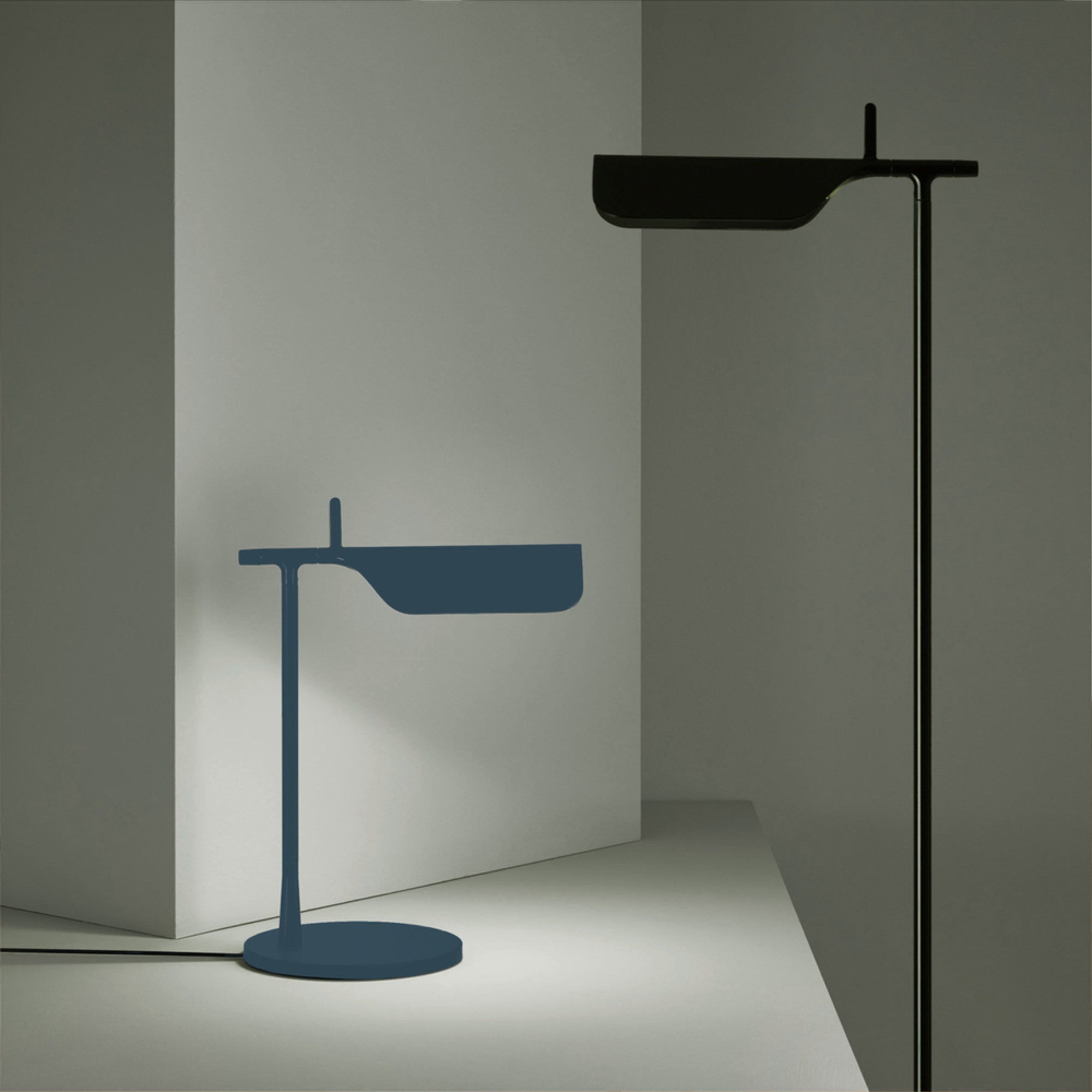 Tab Table Lamp - Matte Blue