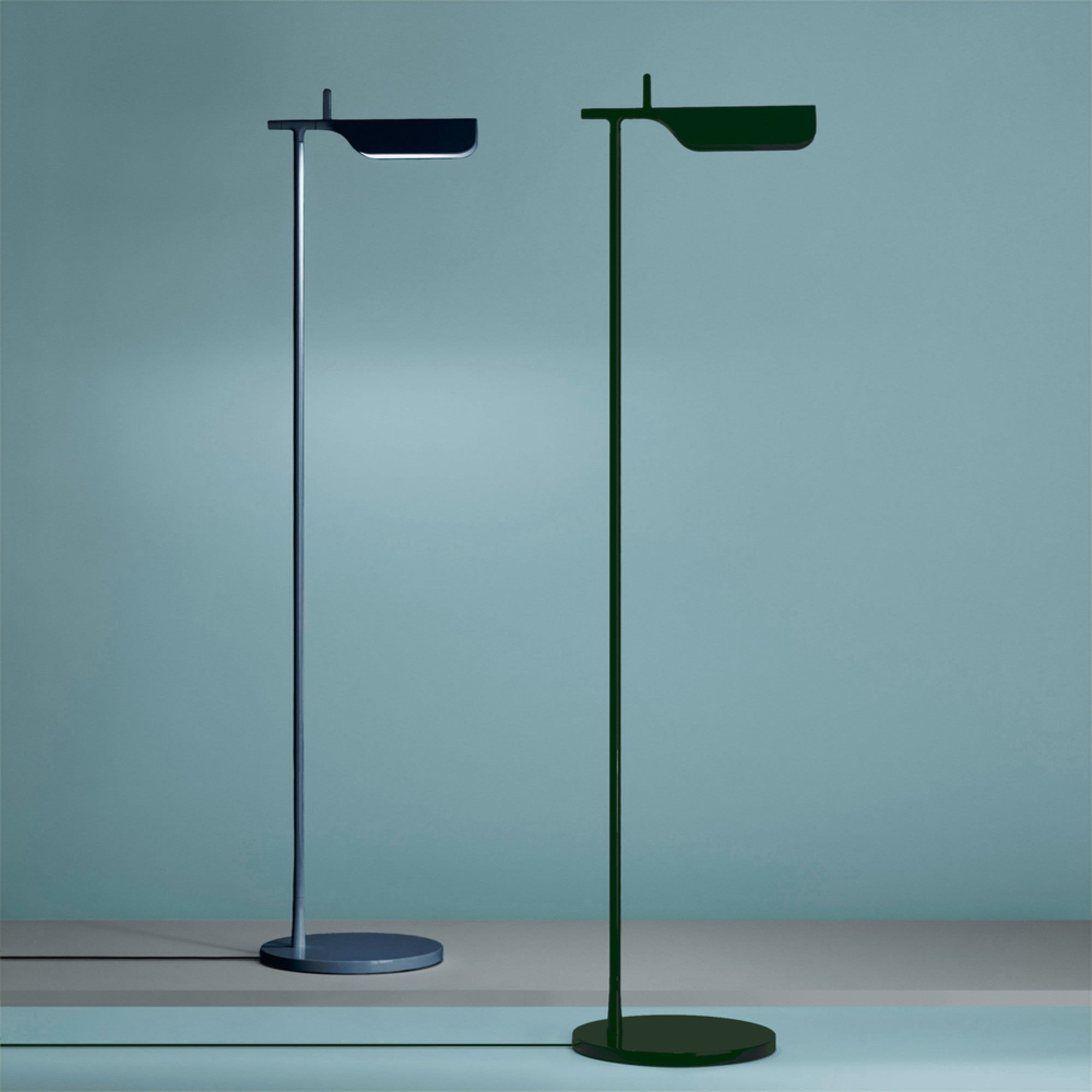 Tab Floor Lamp - Matte Blue-3