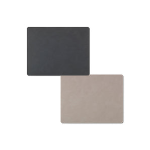 Table Mat Square L Double Nupo Anthracite/Light Grey