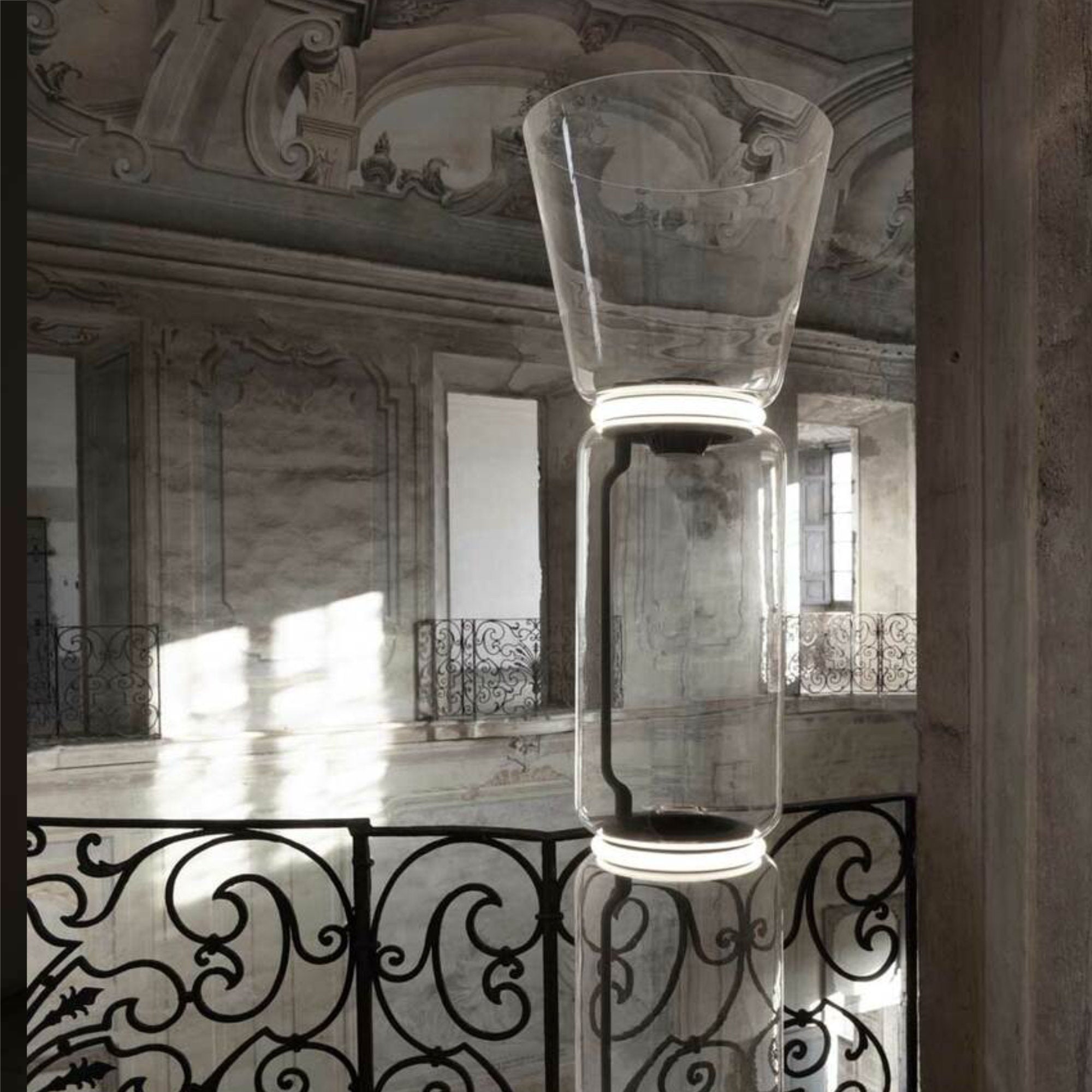 Noctambule Floor Lamp - 3 High Cylinders Cone-3