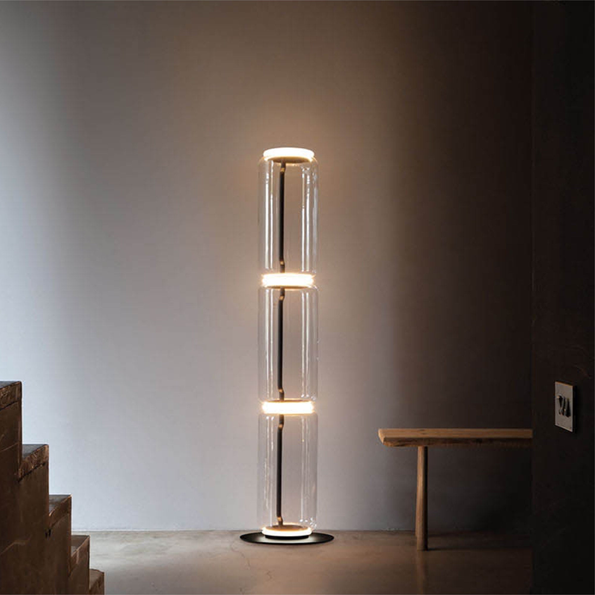 Noctambule Floor Lamp - 3 High Cylinders-3
