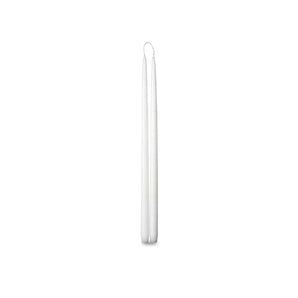 Tapered Candlestick - Pure White - Medium (33cm) (Set of 2)