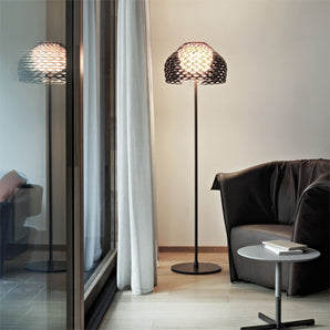 Tatou Floor Lamp - Ochre/Grey