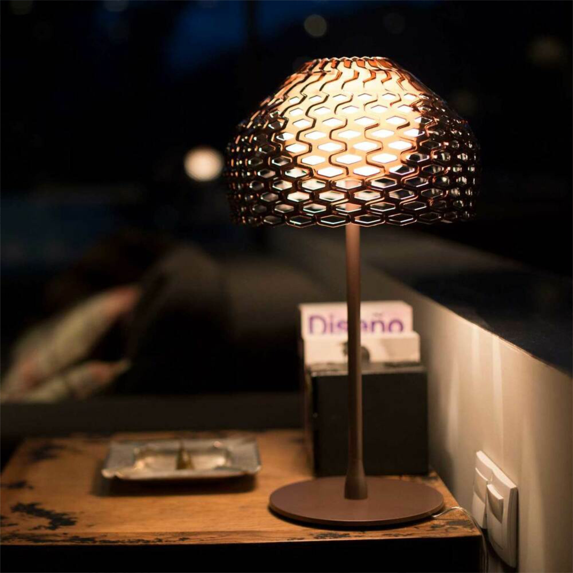 Tatou Table Lamp - Ochre/Grey-3