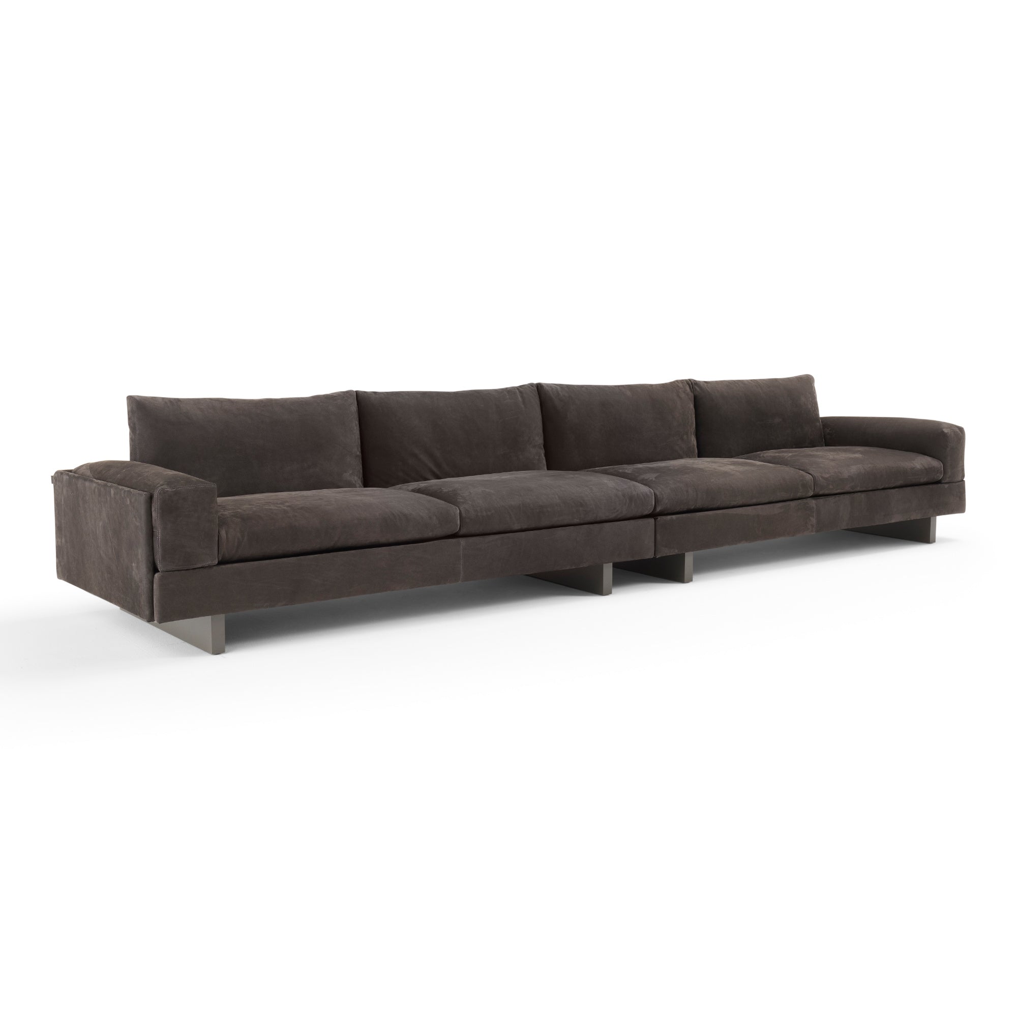 Tau 031.032 Sofa - Leather (Nabuk 5063)-1