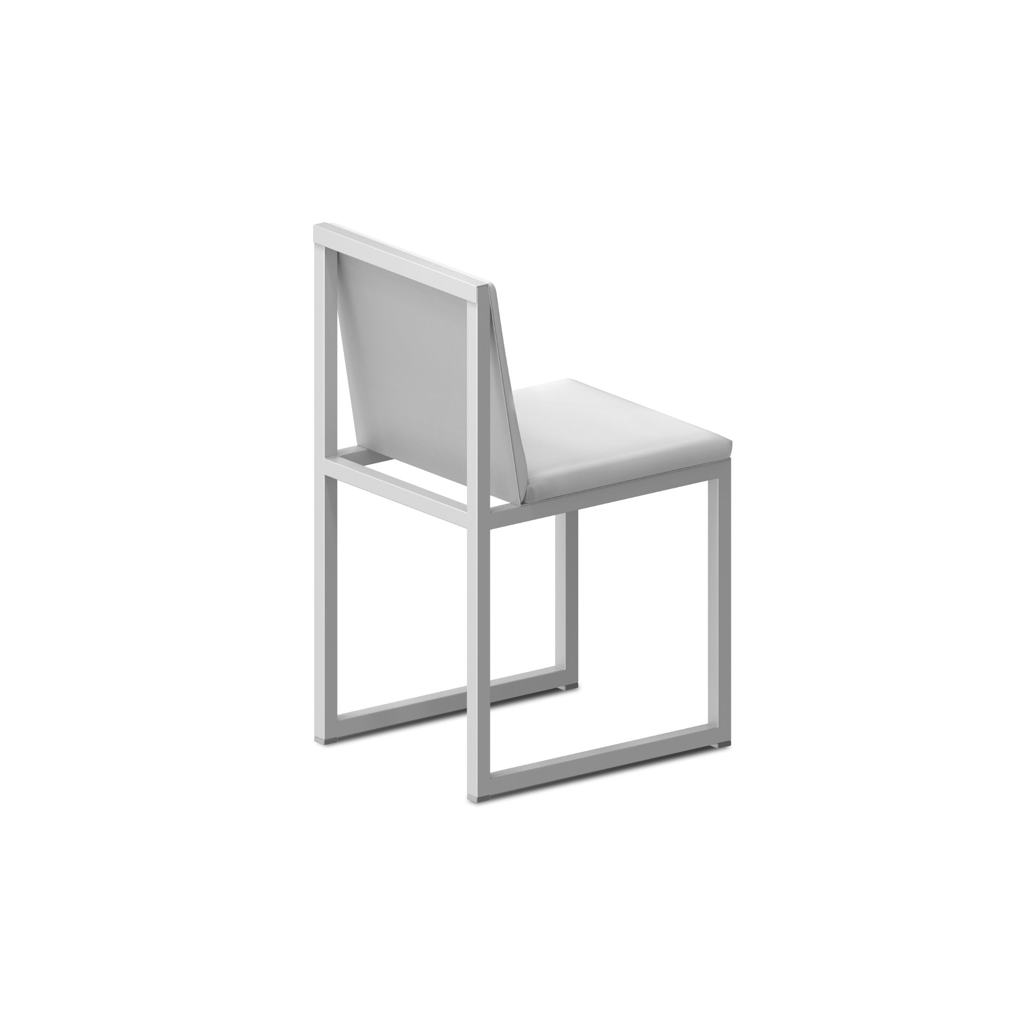 Teresa Soft 629-W Dining Chair - White/White Leatherette-1