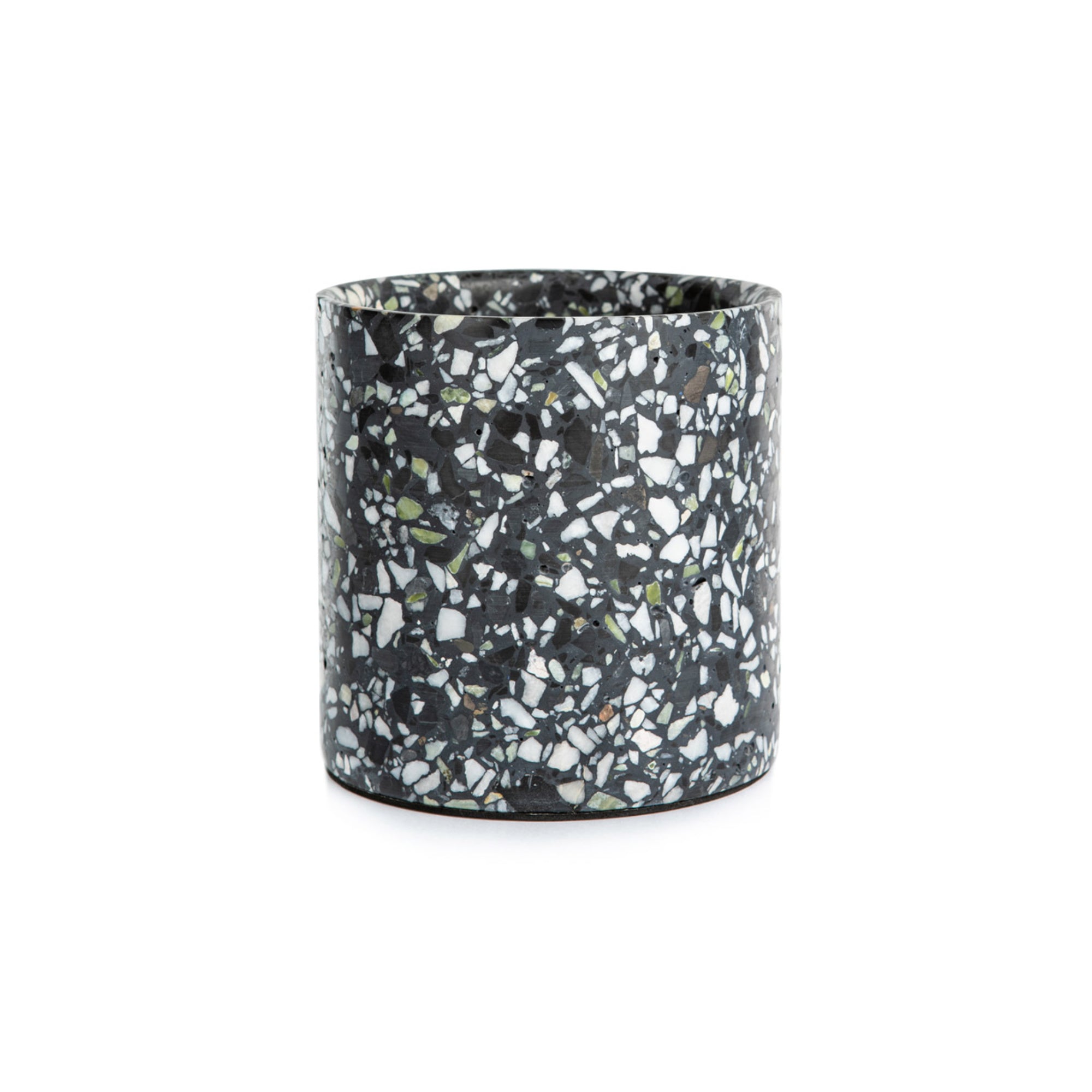 Terrazzo Medium Pot - Black-1