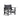 The Canvas 2031 Armchair - Black Lacquered Oak/Fabric (Black Canvas)