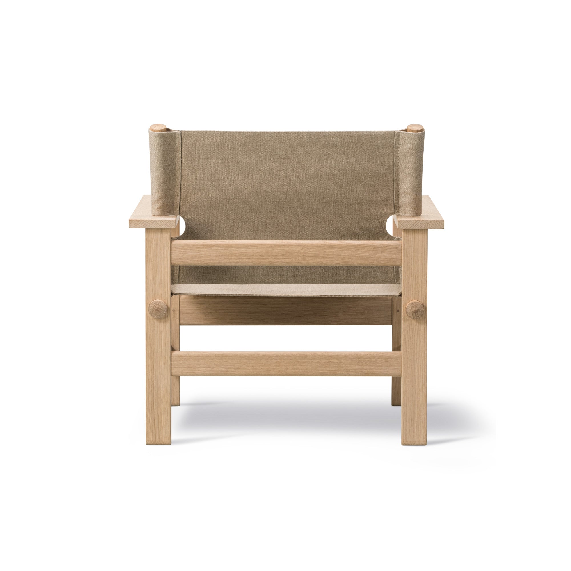 The Canvas 2031 Armchair - Oak Soap/Fabric (Natural Canvas)-3