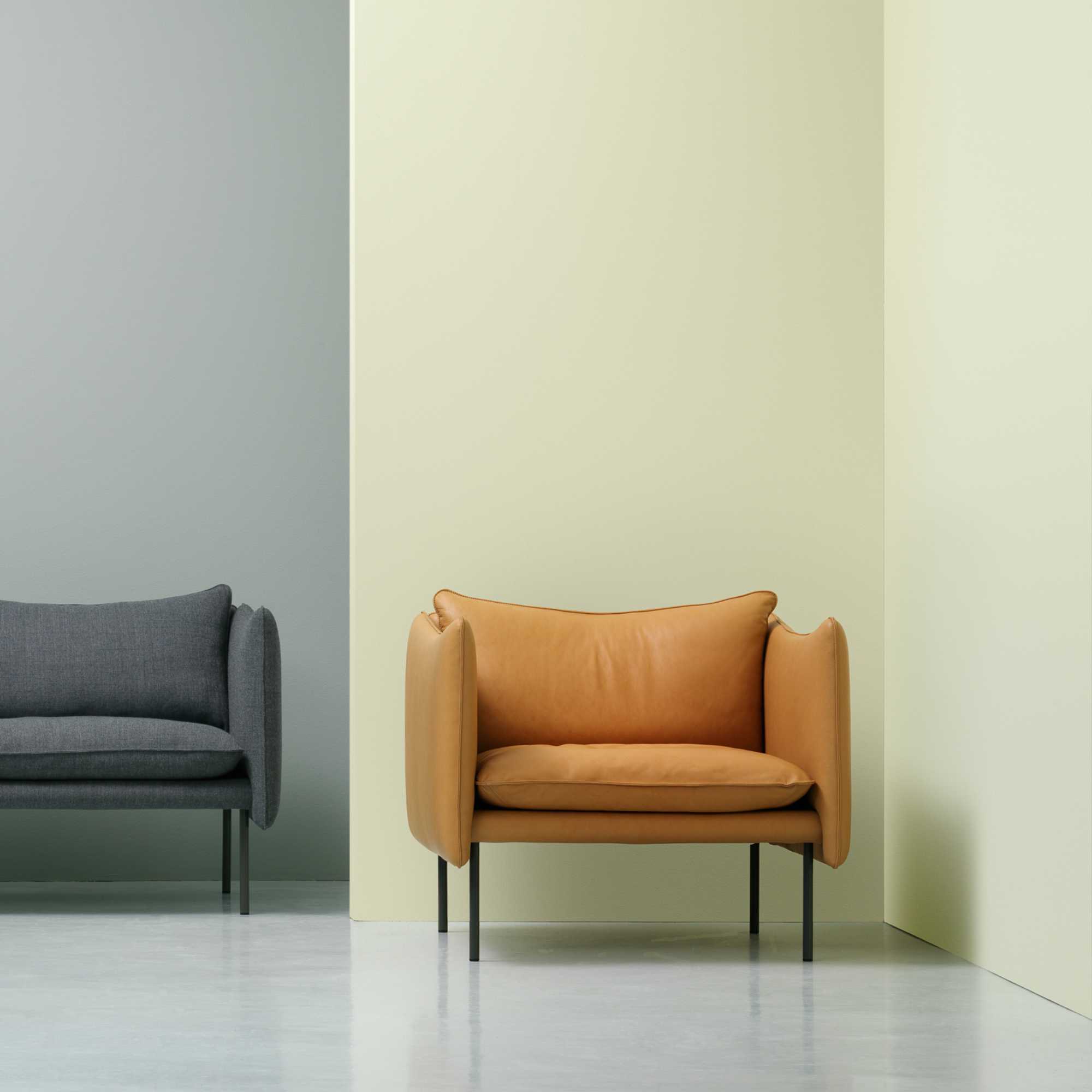 Tiki Small Armchair - Leather Vintage 2 (Rangers)-3