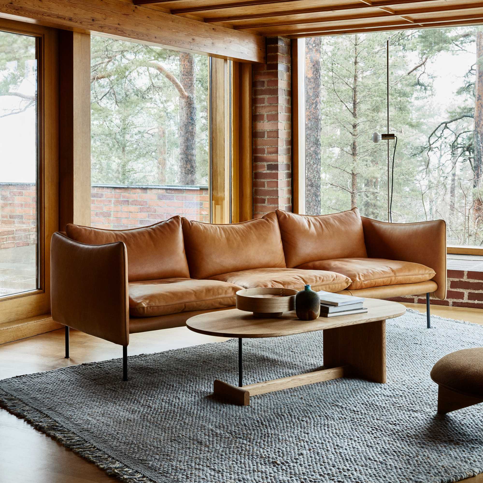 Tiki 236 Sofa - Leather Vintage 2 (Cognac)-5