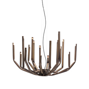 To Be 18 Arms Pendant Lamp - Burnished