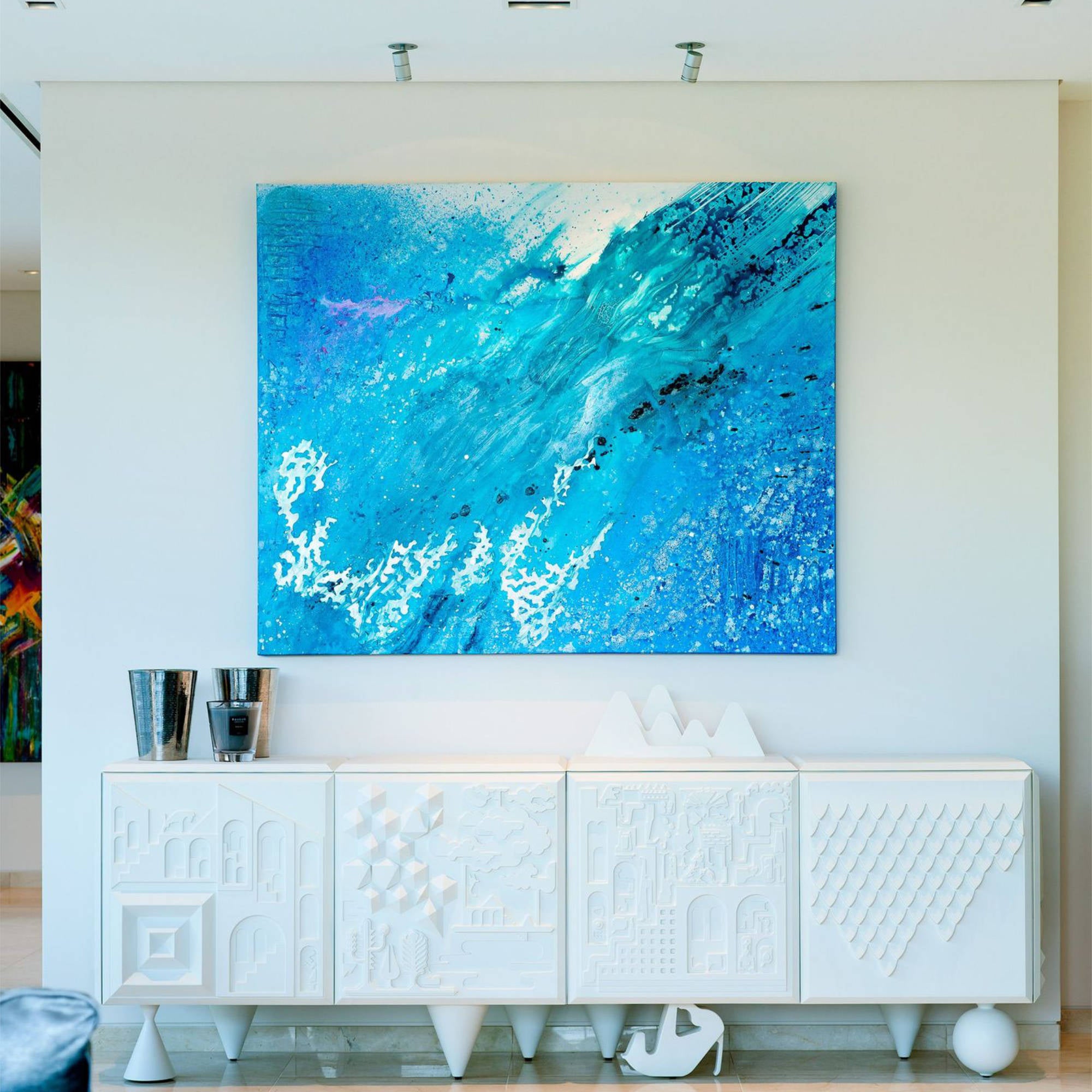 Tout Va Bien 4A Sideboard - Greyish White