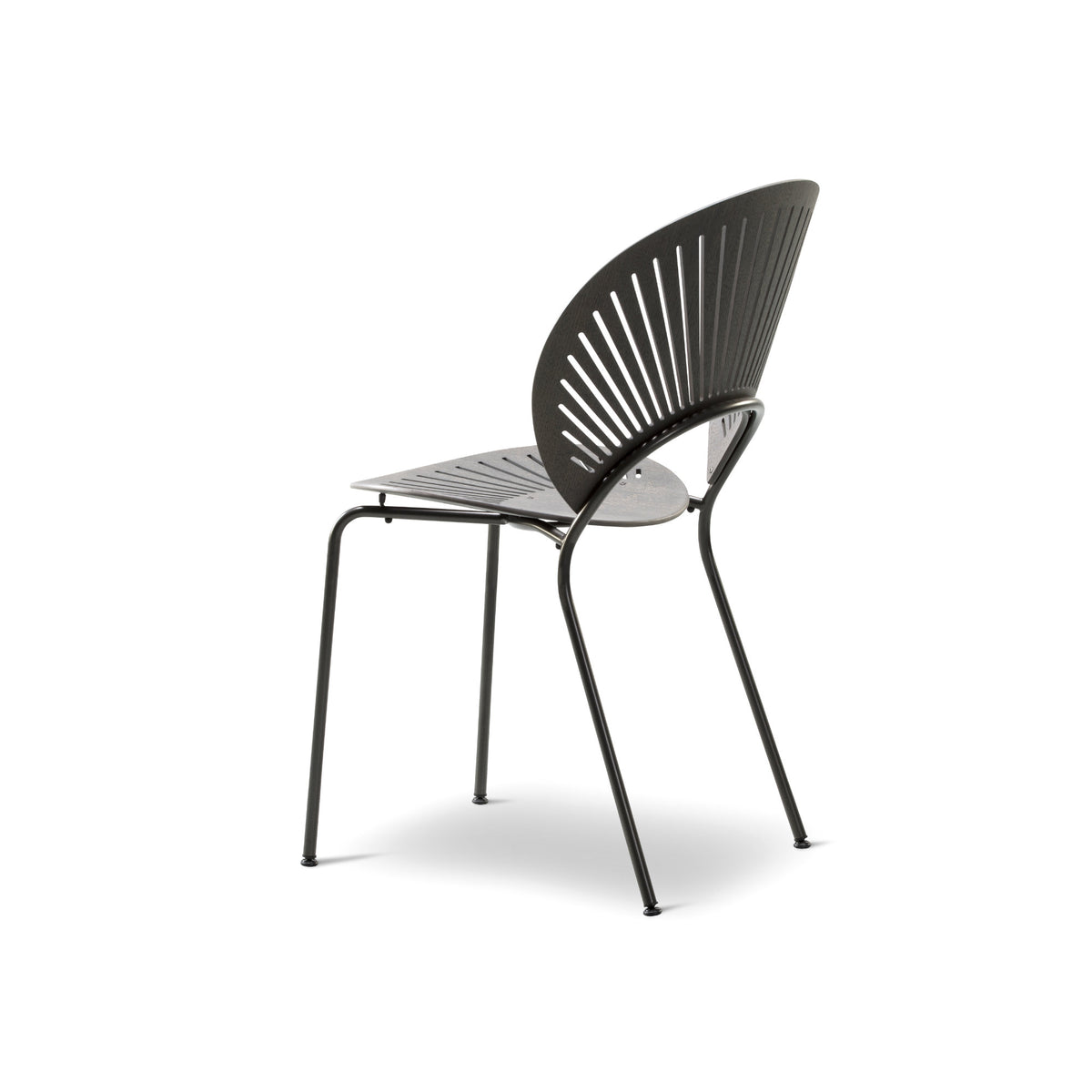 Trinidad Dining Chair – 48.5x85 / Metal (Flint) / Wood (Grey Oak Stained)-3