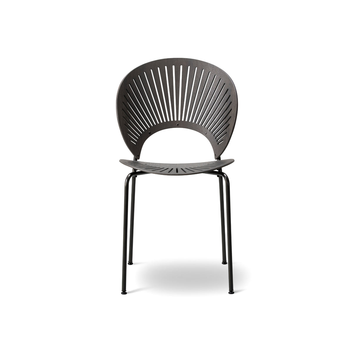 Trinidad Dining Chair – 48.5x85 / Metal (Flint) / Wood (Grey Oak Stained)-2