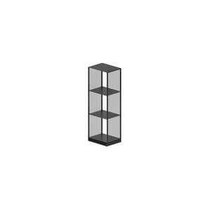 Tristano 573-MIC Bookcase - Micaceous Grey