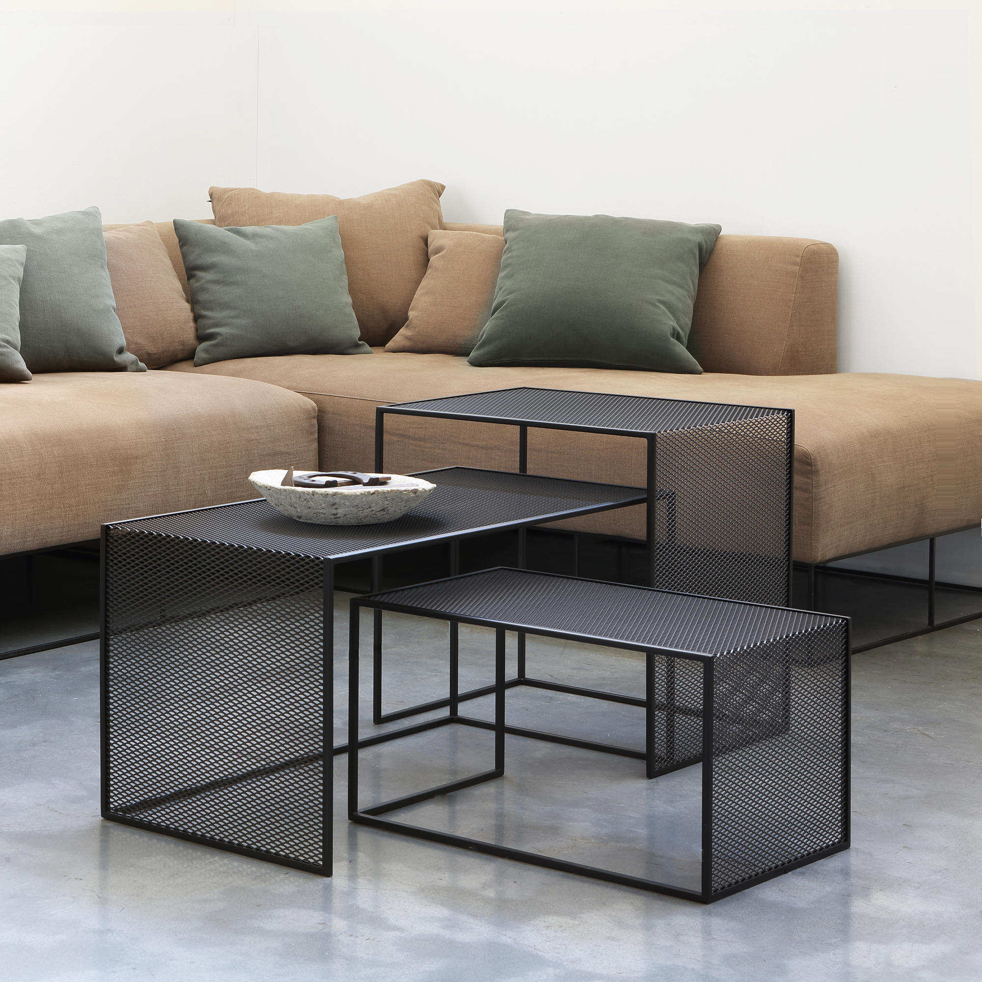 Tristano 552-CB Low Coffee Table - Copper Black