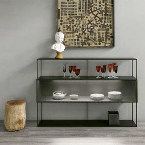 Tristano 513-MIC-LIG LED Sideboard - Micaceous Grey