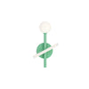 Tube And Globe  W01 Wall Lamp - Light Green