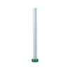 Tube And Rectangle F01 Floor Lamp - White/Intense Green/Light Blue