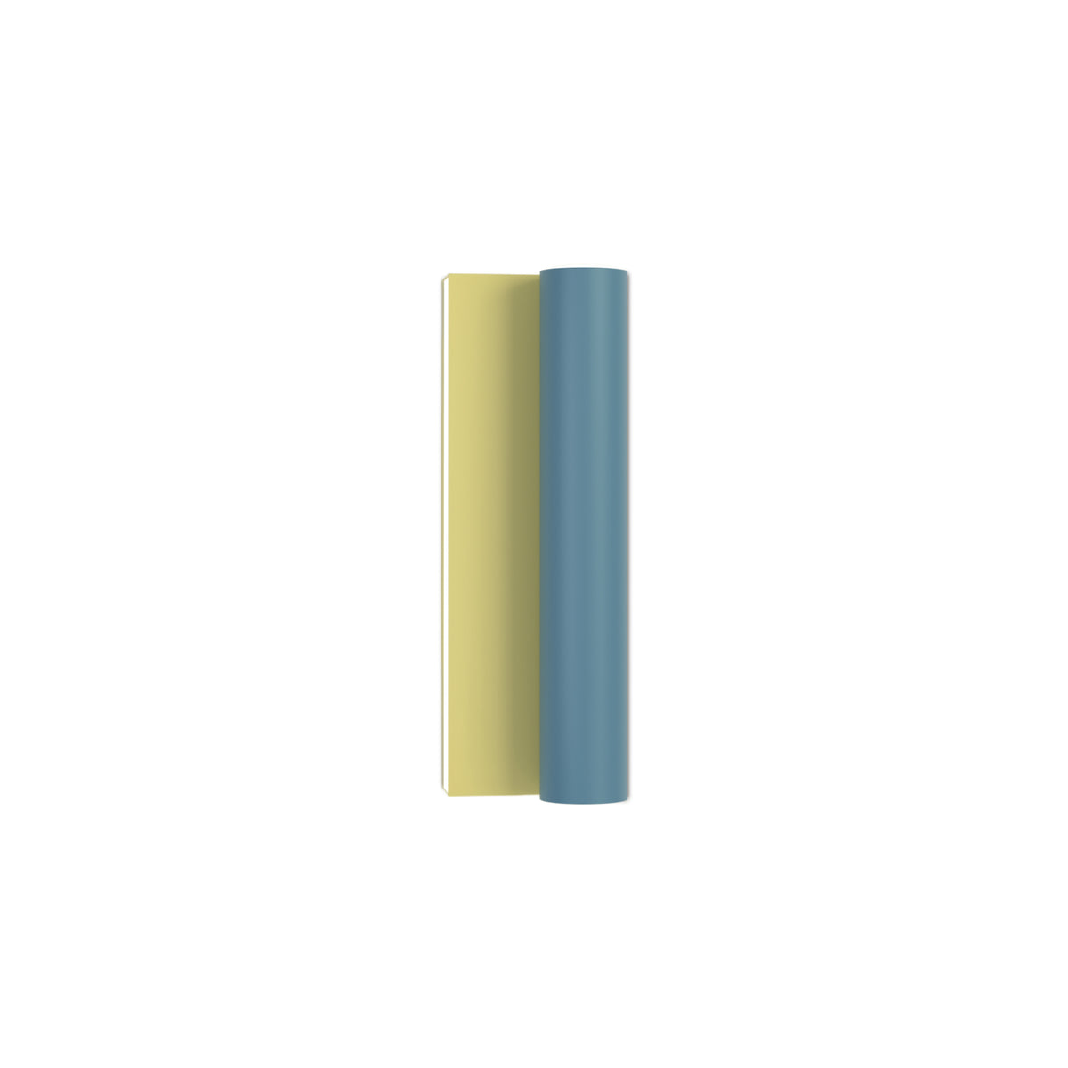Areti - Tube And Rectangle W01 Wall Lamp - Light Yellow/Blue – Designitch