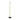 مصباح أرضي أنبوبي مزود بأشكال كروية ومخاريط F01 - أسود/أبيض/أصفر فاتح