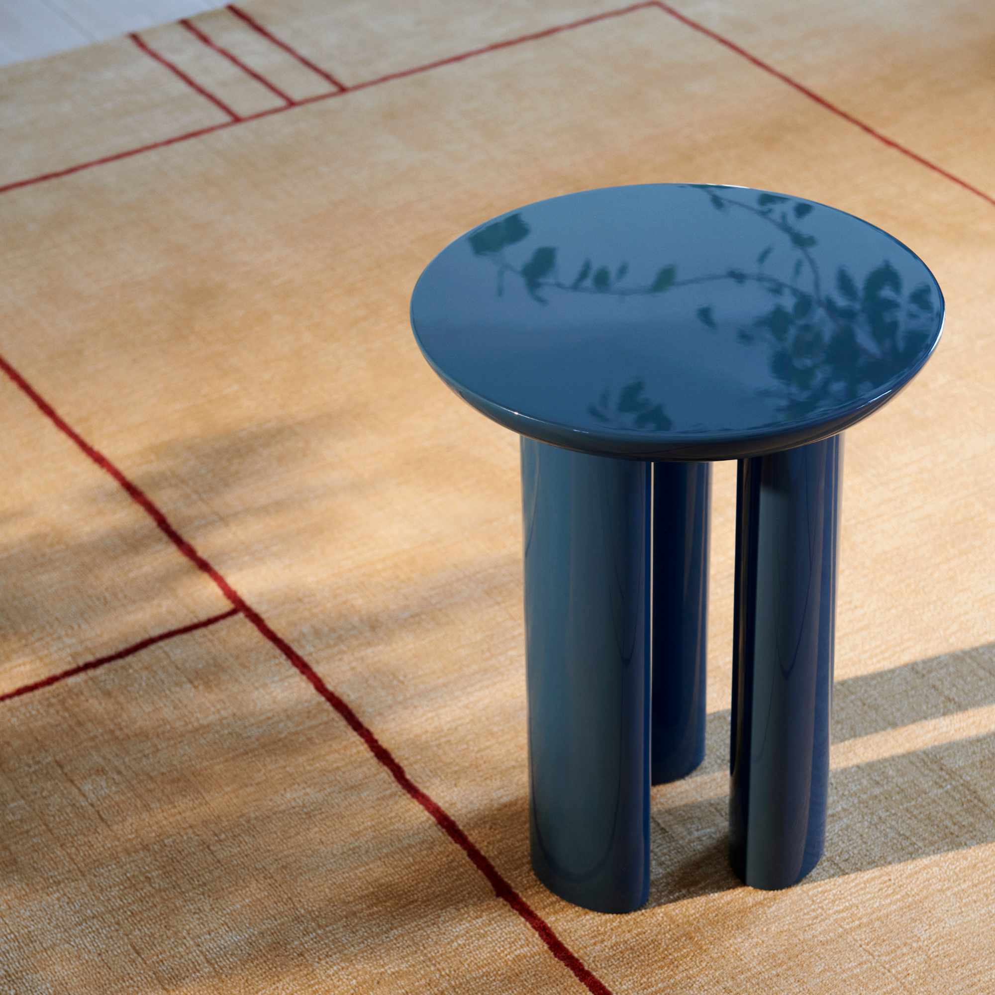 Tung JA3 Side Table - Steel Blue-2