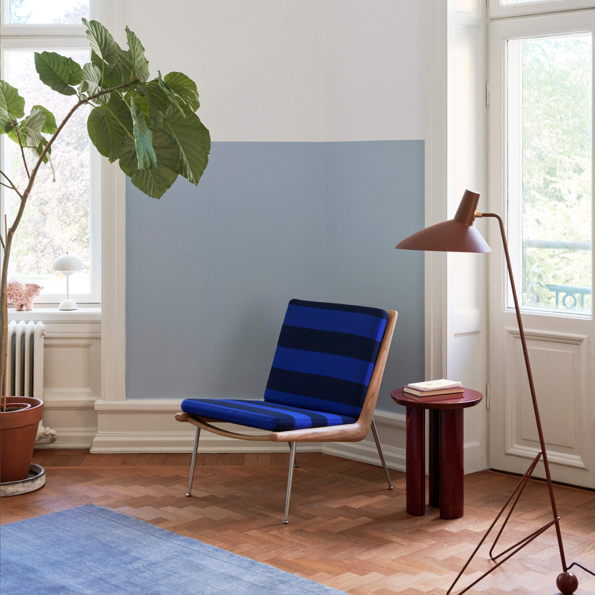 Tung  JA3 Side Table - Burgundy Red-11