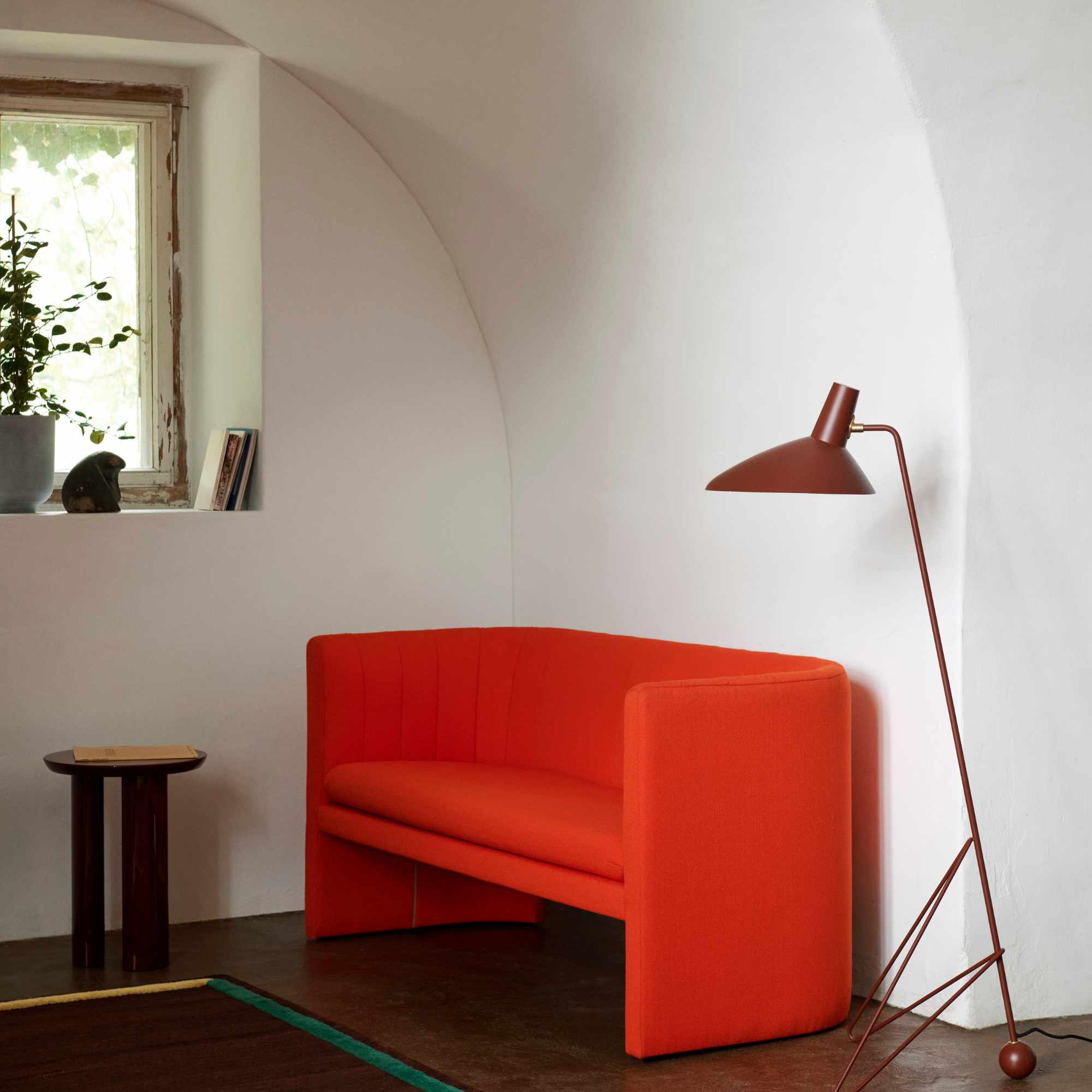 Tung  JA3 Side Table - Burgundy Red-7