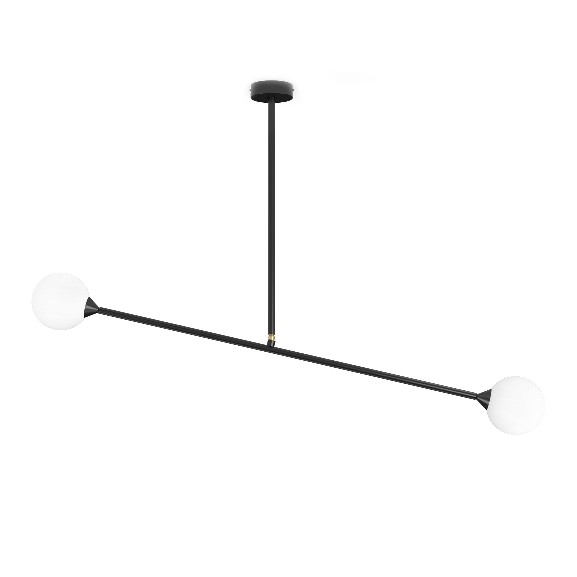 Two Spheres Pendant Lamp - Black