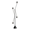 Two Tubes Floor Lamp - Black