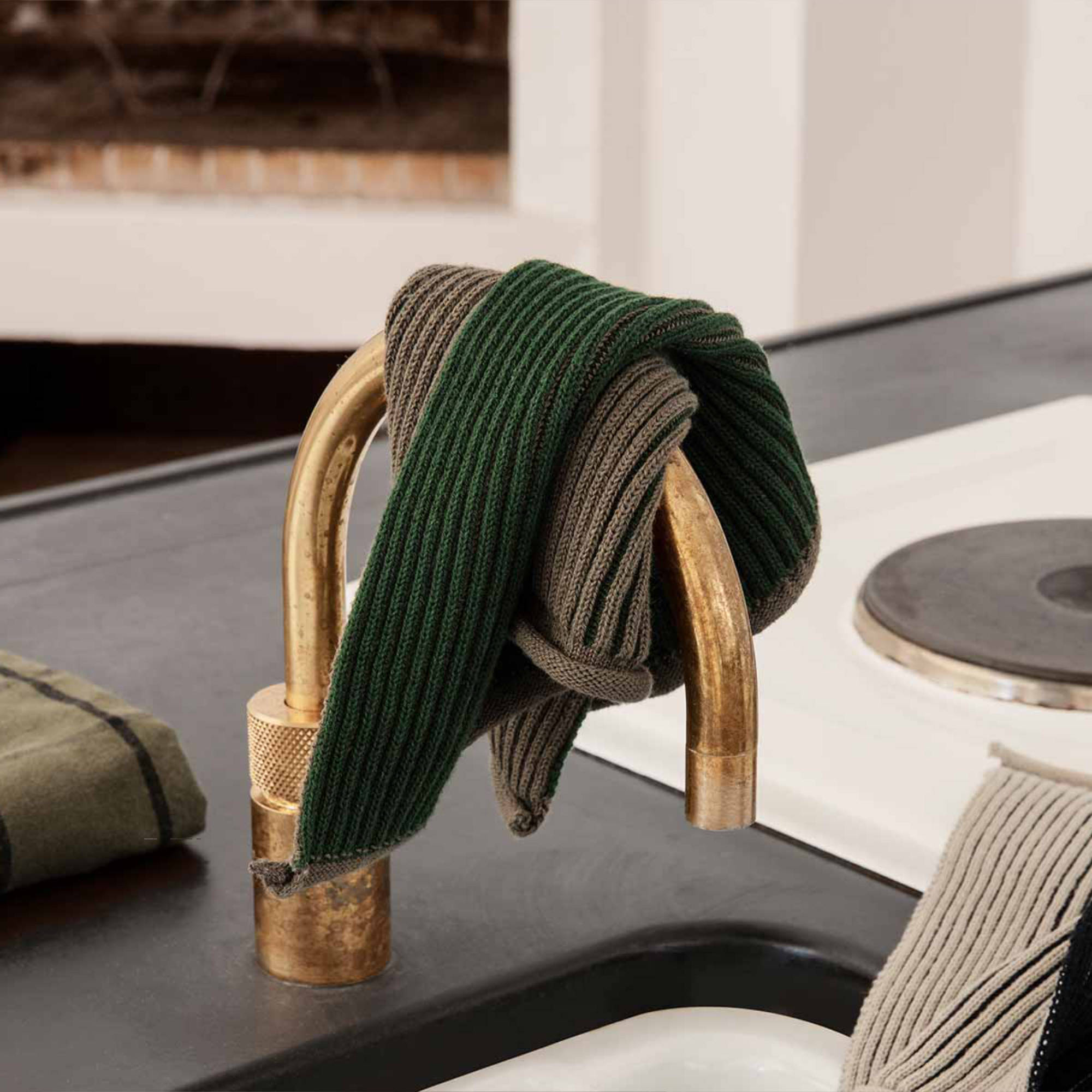 Twofold Cloth - Set of 2 - Dark Green-2