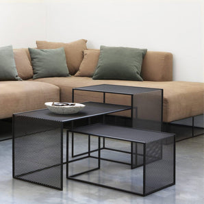 Tristano Composition Low Coffee Table - Copper Black